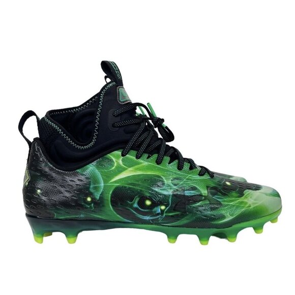 Under Armour Men’s Spotlight Lux MC LE Slime Football Cleats 3025376-001 Size 14 main image 4